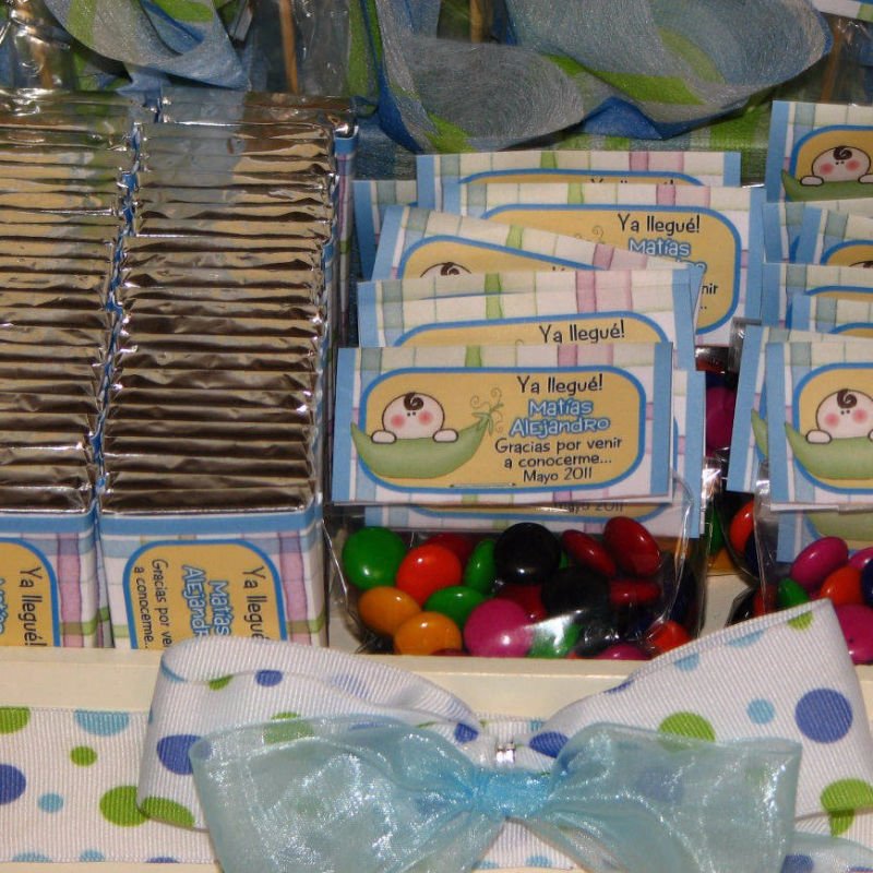 Paquete de dulces para hospital nuevo bebé